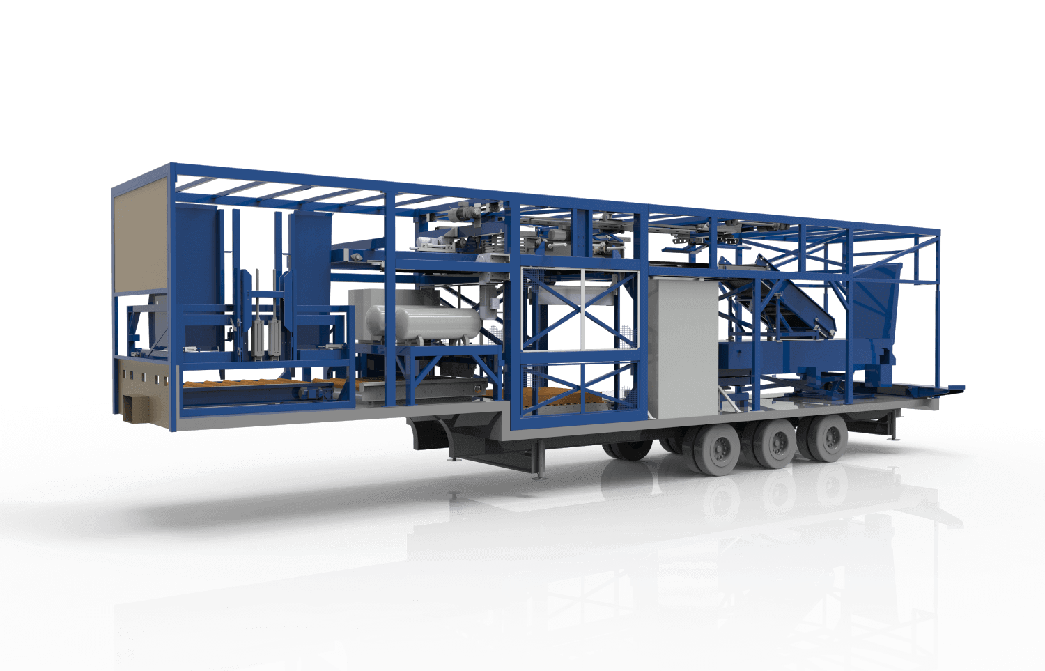 Mobile Palletizing: Customized Palletizer Solutions by Verbruggen palletizing solutions -  able to palletize on different locations