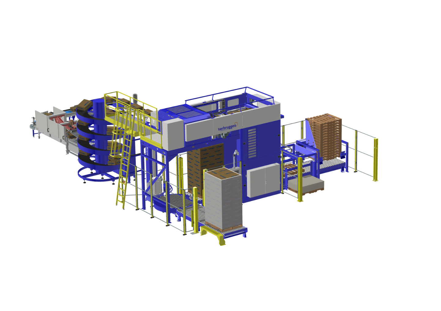 3D Image 1: VPM-ACP Palletizer Machine by Verbruggen Palletizing Solutions