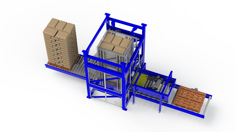 Box Palletizer machine - Verbruggen 